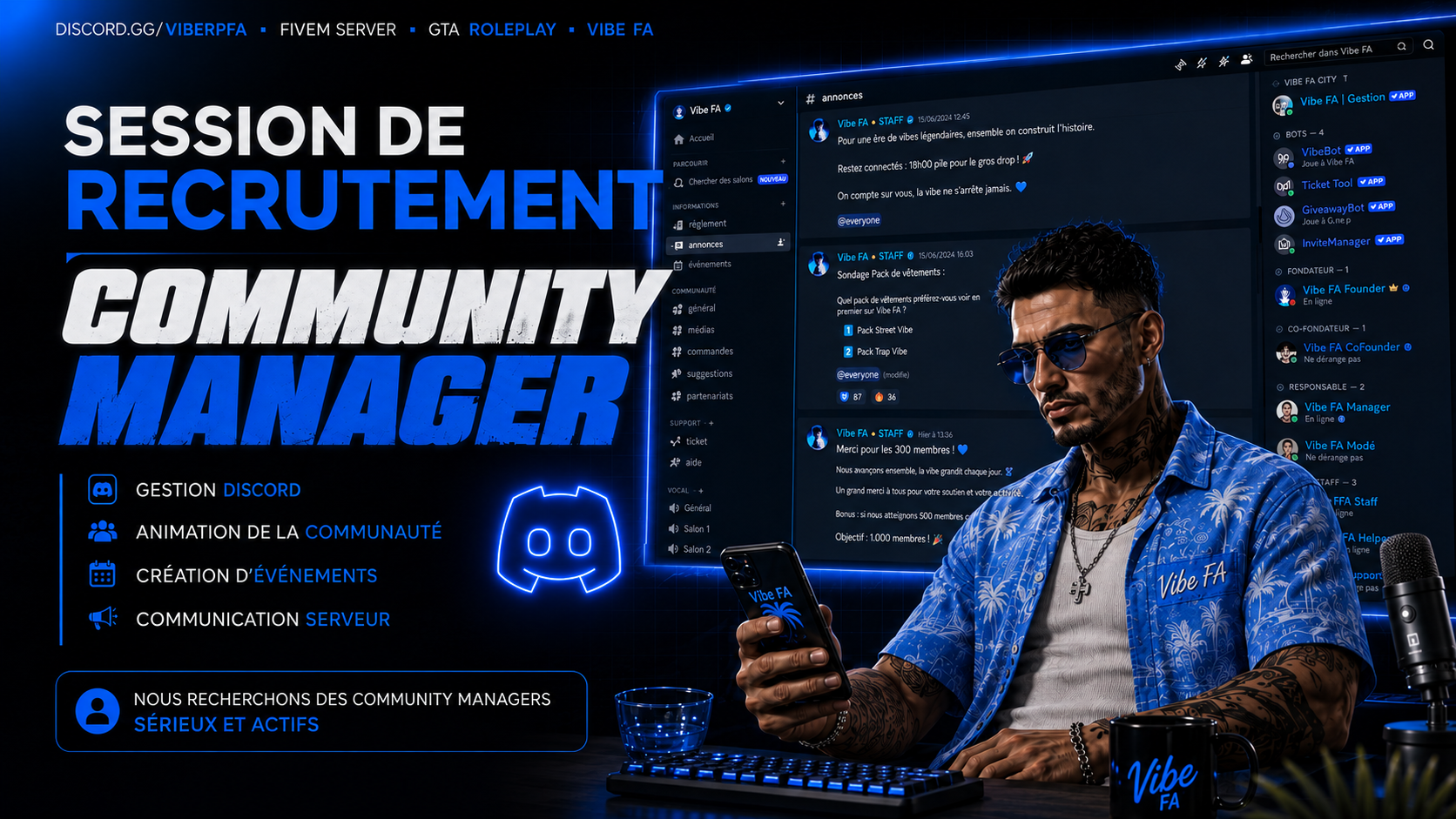 Community Manager VibeFA